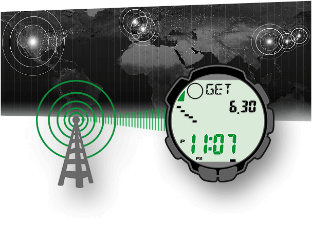 Takket være klokkeradioteknikk viser de radiostyrte klokkene fra CASIO alltid det nøyaktige klokkeslettet
